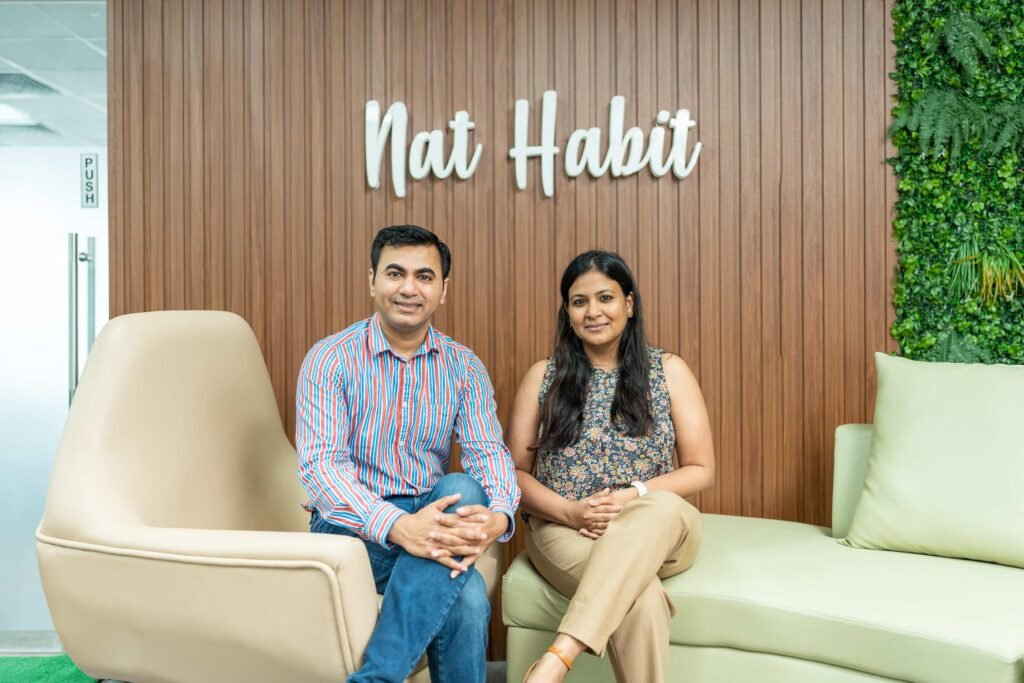 Nat Habit Co-Founders - Swagatika Das and Gaurav Agarwal